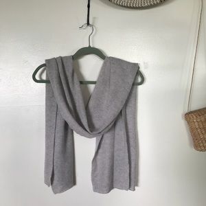 Grey Cashmere Scarf